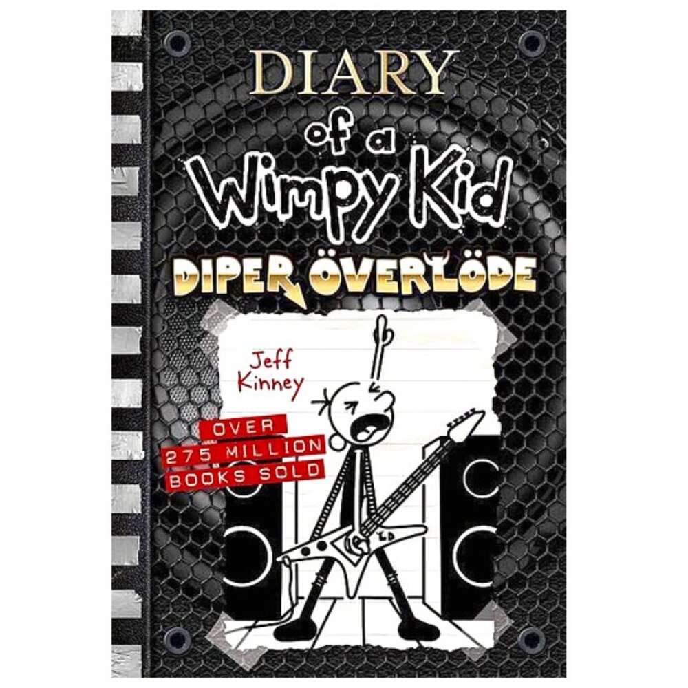 EUC ~"Diper Överlöde" Book #17 of the Diary of a Wimpy Kid Series Hardcover Book